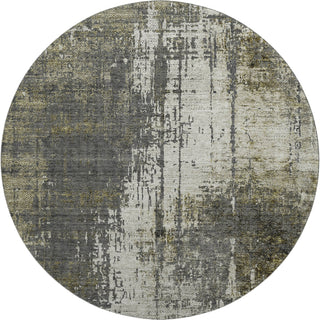 Piper Looms Mayfield Modern AMF797 Taupe Machine Washable Area Rug Round Main Image