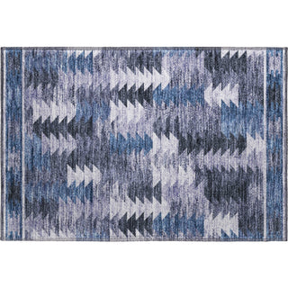 Piper Looms Mayfield Southwest AMF798 Blue Machine Washable Area Rug Scatter Main Image