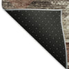 Piper Looms Mayfield Southwest AMF798 Chocolate Machine Washable Area Rug Backing Image