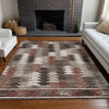 Piper Looms Mayfield Southwest AMF798 Chocolate Machine Washable Area Rug Lifestyle Image Feature