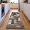 Piper Looms Mayfield Southwest AMF798 Chocolate Machine Washable Area Rug Runner Lifestyle Image Feature
