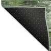 Piper Looms Mayfield Southwest AMF798 Olive Machine Washable Area Rug Backing Image