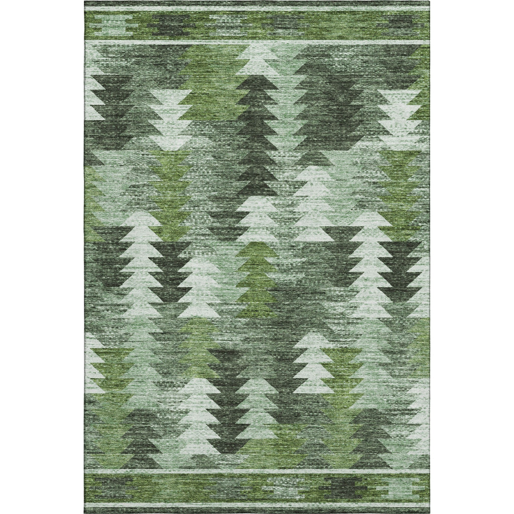 Piper Looms Mayfield Southwest AMF798 Olive Machine Washable Area Rug main image