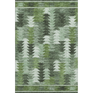 Piper Looms Mayfield Southwest AMF798 Olive Machine Washable Area Rug main image