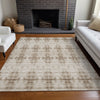 Piper Looms Mayfield Geometric AMF799 Beige Machine Washable Area Rug Lifestyle Image Feature