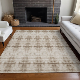Piper Looms Mayfield Geometric AMF799 Beige Machine Washable Area Rug Lifestyle Image Feature