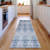 Piper Looms Mayfield Geometric AMF799 Blue Machine Washable Area Rug Runner Lifestyle Image Feature