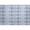 Piper Looms Mayfield Geometric AMF799 Blue Machine Washable Area Rug Scatter Main Image