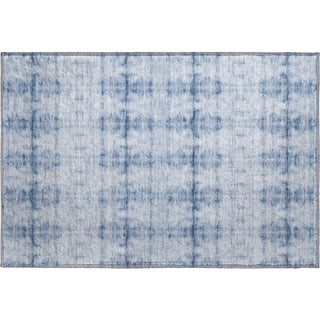 Piper Looms Mayfield Geometric AMF799 Blue Machine Washable Area Rug Scatter Main Image