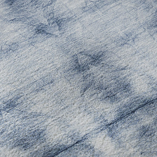 Piper Looms Mayfield Geometric AMF799 Blue Machine Washable Area Rug Swatch Image