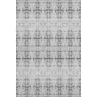 Piper Looms Mayfield Geometric AMF799 Silver Machine Washable Area Rug main image
