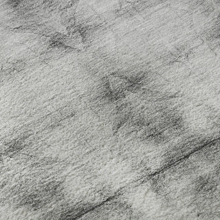 Piper Looms Mayfield Geometric AMF799 Silver Machine Washable Area Rug Swatch Image