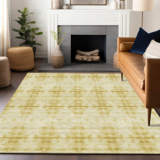 Piper Looms Mayfield Geometric AMF799 Wheat Machine Washable Area Rug Lifestyle Image Feature