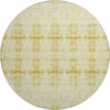 Piper Looms Mayfield Geometric AMF799 Wheat Machine Washable Area Rug Round Main Image