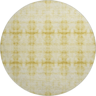 Piper Looms Mayfield Geometric AMF799 Wheat Machine Washable Area Rug Round Main Image