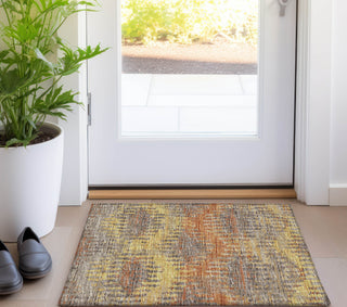 Piper Looms Mayfield Abstract Chevron AMF80 Canyon Machine Washable Area Rug Scatter Lifestyle Image Feature