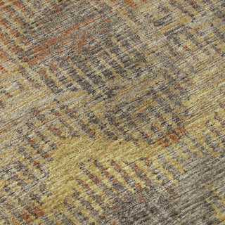 Piper Looms Mayfield Abstract Chevron AMF80 Canyon Machine Washable Area Rug Swatch Image