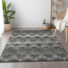 Piper Looms Mayfield Abstract Chevron AMF80 Shadow Machine Washable Area Rug Lifestyle Image Feature