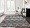 Piper Looms Mayfield Abstract Chevron AMF80 Shadow Machine Washable Area Rug Lifestyle Image Feature