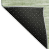 Piper Looms Mayfield Lines AMF800 Aloe Machine Washable Area Rug Backing Image