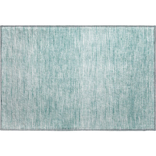 Piper Looms Mayfield Lines AMF800 Aqua Machine Washable Area Rug Scatter Main Image