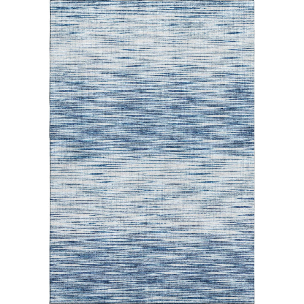 Piper Looms Mayfield Lines AMF800 Blue Machine Washable Area Rug main image