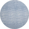 Piper Looms Mayfield Lines AMF800 Denim Machine Washable Area Rug Round Main Image