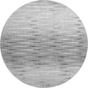 Piper Looms Mayfield Lines AMF800 Gray Machine Washable Area Rug Round Main Image