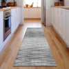 Piper Looms Mayfield Lines AMF800 Gray Machine Washable Area Rug Runner Lifestyle Image Feature