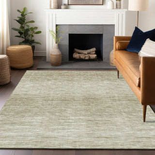 Piper Looms Mayfield Lines AMF800 Khaki Machine Washable Area Rug Lifestyle Image Feature