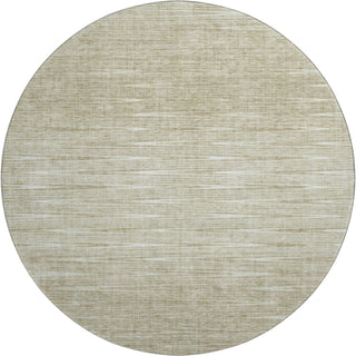 Piper Looms Mayfield Lines AMF800 Khaki Machine Washable Area Rug Round Main Image