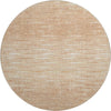 Piper Looms Mayfield Lines AMF800 Salmon Machine Washable Area Rug Round Main Image