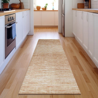 Piper Looms Mayfield Lines AMF800 Salmon Machine Washable Area Rug Runner Lifestyle Image Feature