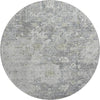 Piper Looms Mayfield Traditional AMF801 Gray Machine Washable Area Rug Round Main Image