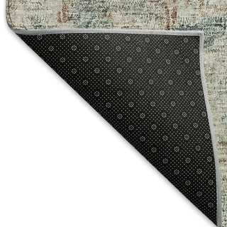 Piper Looms Mayfield Traditional AMF801 Green Machine Washable Area Rug Backing Image