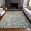 Piper Looms Mayfield Traditional AMF801 Green Machine Washable Area Rug Lifestyle Image Feature