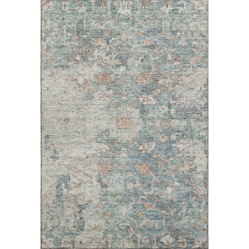 Piper Looms Mayfield Traditional AMF801 Green Machine Washable Area Rug main image