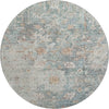 Piper Looms Mayfield Traditional AMF801 Green Machine Washable Area Rug Round Main Image