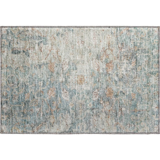 Piper Looms Mayfield Traditional AMF801 Green Machine Washable Area Rug Scatter Main Image
