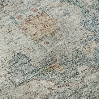 Piper Looms Mayfield Traditional AMF801 Green Machine Washable Area Rug Swatch Image