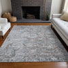 Piper Looms Mayfield Traditional AMF801 Mocha Machine Washable Area Rug Lifestyle Image Feature