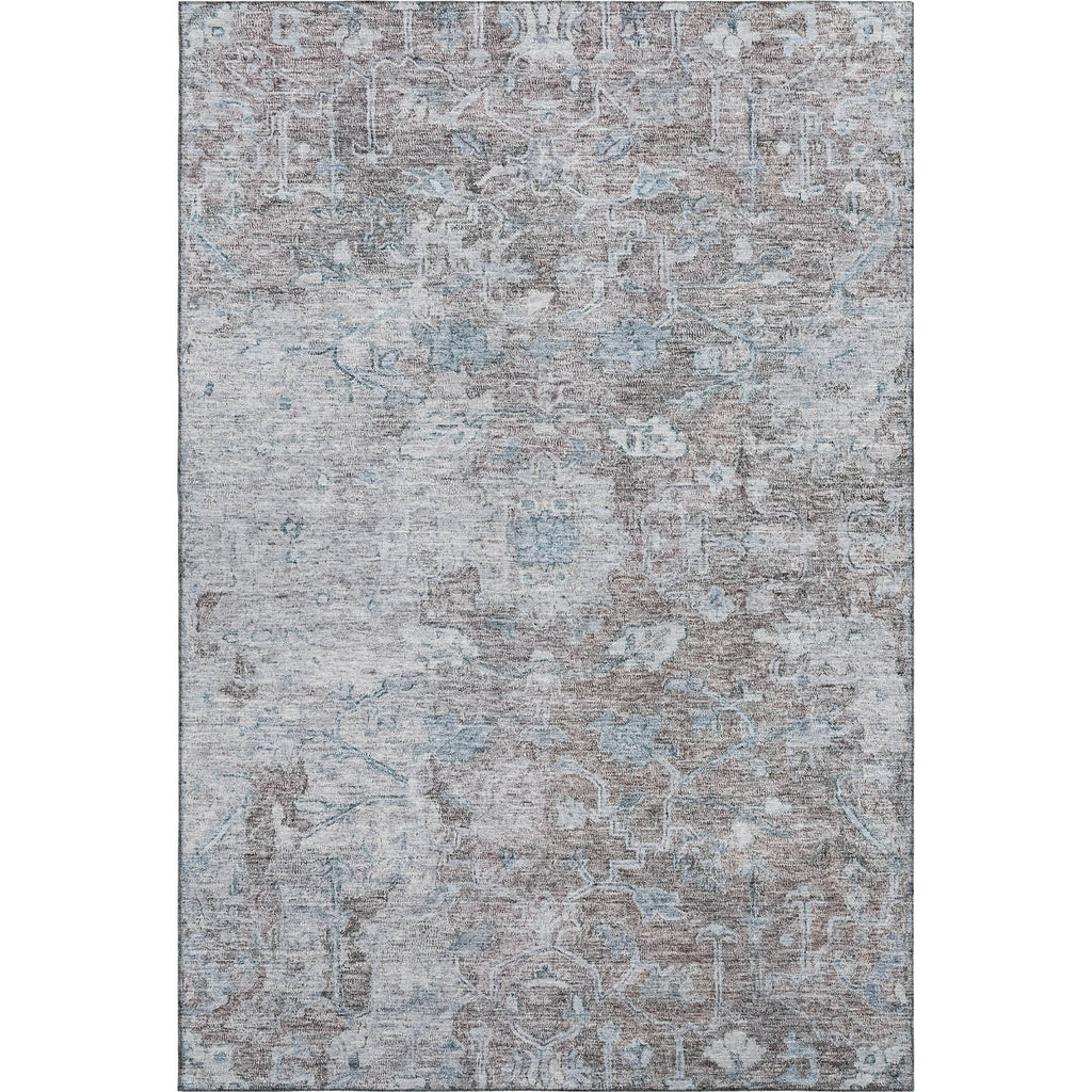 Piper Looms Mayfield Traditional AMF801 Mocha Machine Washable Area Rug main image