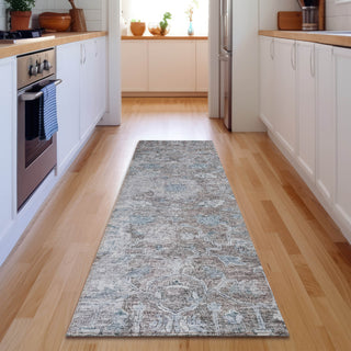 Piper Looms Mayfield Traditional AMF801 Mocha Machine Washable Area Rug Runner Lifestyle Image Feature