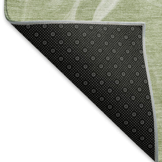 Piper Looms Mayfield Abstract AMF802 Aloe Machine Washable Area Rug Backing Image