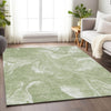 Piper Looms Mayfield Abstract AMF802 Aloe Machine Washable Area Rug Lifestyle Image Feature