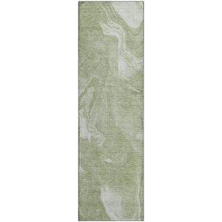 Piper Looms Mayfield Abstract AMF802 Aloe Machine Washable Area Rug Runner Main Image