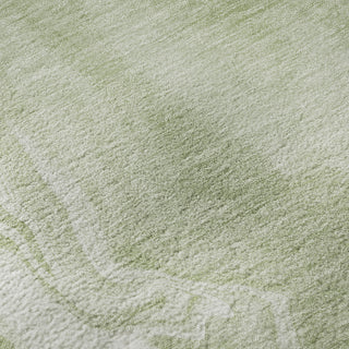 Piper Looms Mayfield Abstract AMF802 Aloe Machine Washable Area Rug Swatch Image