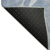 Piper Looms Mayfield Abstract AMF802 Blue Machine Washable Area Rug Backing Image