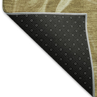 Piper Looms Mayfield Abstract AMF802 Brown Machine Washable Area Rug Backing Image