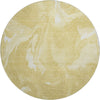 Piper Looms Mayfield Abstract AMF802 Gold Machine Washable Area Rug Round Main Image